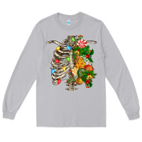 Moon Dust skeleton chest christmas Long Sleeve Tee - FaDigitalArtStudio