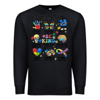 Black god says  am autism Premium Sweatshirt - MaliasSmallBusiness