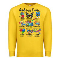 Lemon god says  am autism Premium Sweatshirt - MaliasSmallBusiness
