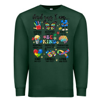 Sports Green god says  am autism Premium Sweatshirt - MaliasSmallBusiness