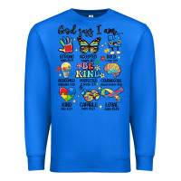 True Royal god says  am autism Premium Sweatshirt - MaliasSmallBusiness