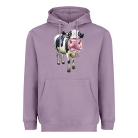 Lavender Cute Holstein Heavyweight Hoodie - LillyAllenDesigns
