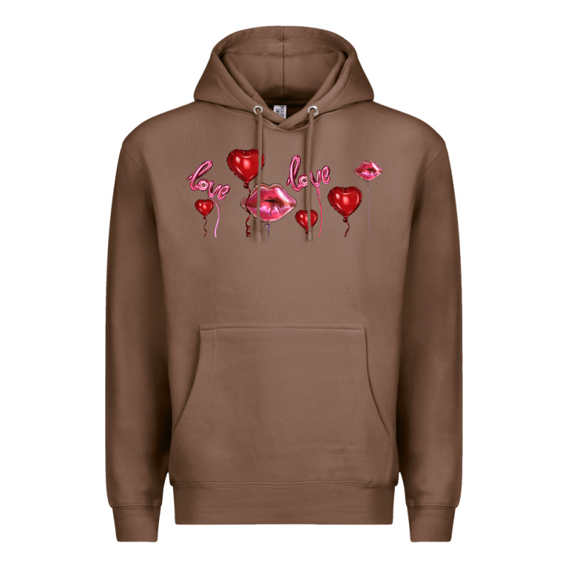 Love And  Love Balloons Premium Hoodie by AdoDesignShop | Teevron