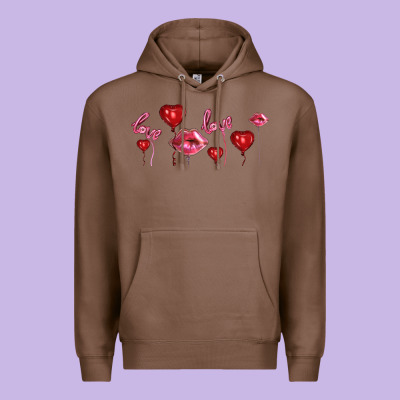 Love And  Love Balloons Premium Hoodie Designed By Adodesignshop