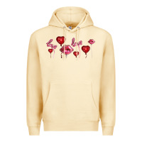 Pina Colada love and  love balloons Premium Hoodie - AdoDesignShop