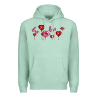 Seafoam love and  love balloons Premium Hoodie - AdoDesignShop