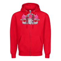 Red gnomies valentines day Zipper Hoodie - JahusDesignShop