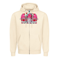 Sandshell gnomies valentines day Zipper Hoodie - JahusDesignShop