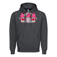 Smoke gnomies valentines day Zipper Hoodie - JahusDesignShop