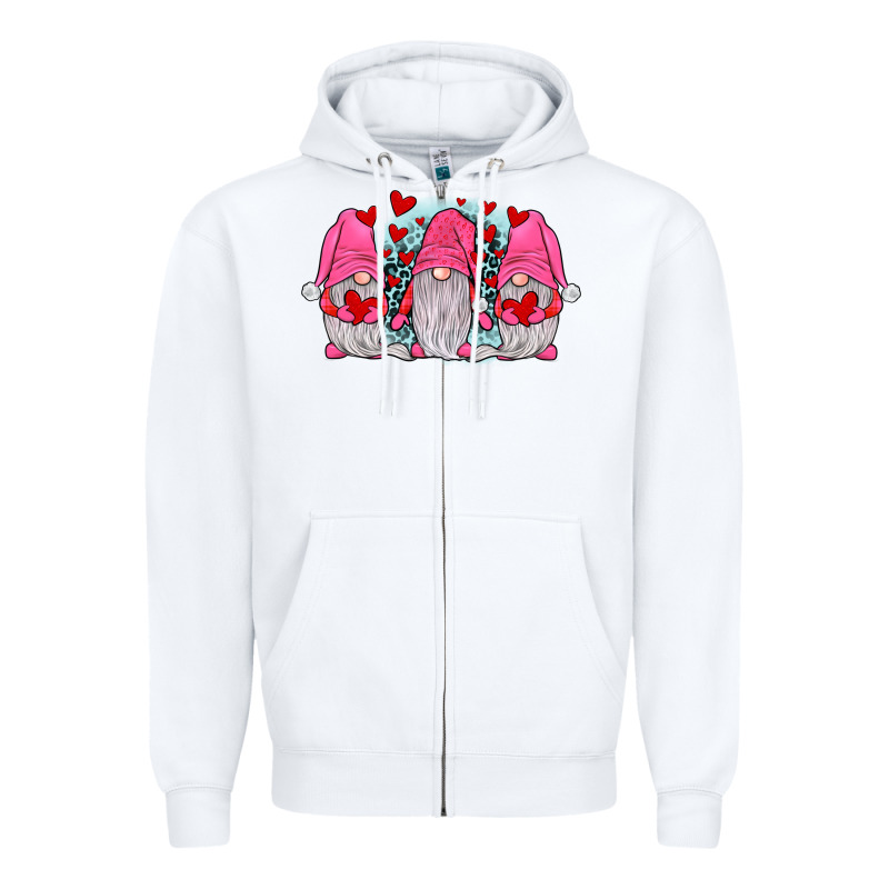 Gnomies Valentines Day Zipper Hoodie by JahusDesignShop | Teevron