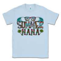 Dusty Blue summer nana Classic Tee - CowhideDigitalArt