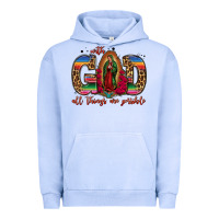 Pigment Grape Ice with god all things are possible lady of guadalupe Urban Hoodie - Jasminsmagicworld