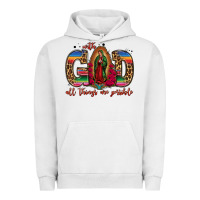 Pigment Lunar Rock with god all things are possible lady of guadalupe Urban Hoodie - Jasminsmagicworld