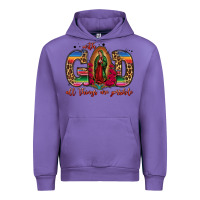 Tulip with god all things are possible lady of guadalupe Urban Hoodie - Jasminsmagicworld