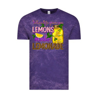 Cloud Purple when life gives you lemons make lemonade Vintage Tee - texasbilliewilder
