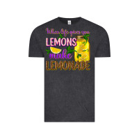 Vintage Black when life gives you lemons make lemonade Vintage Tee - texasbilliewilder