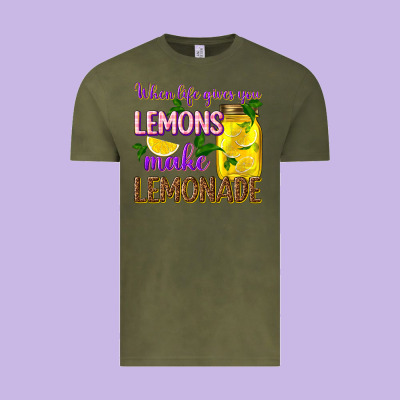 When Life Gives You Lemons Make Lemonade Vintage Tee Designed By Texasbilliewilder
