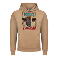 Vintage Coffee Merry Christmas Calf Vintage Hoodie - RanaPortraitStore