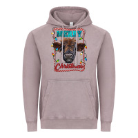 Merry Christmas Calf Vintage Hoodie | Teevron