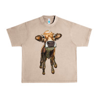 French Oak heifer cow Urban Heavy Tee - RanaPortraitStore