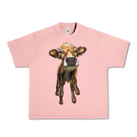 Salmon heifer cow Urban Heavy Tee - RanaPortraitStore