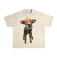 Sandshell heifer cow Urban Heavy Tee - RanaPortraitStore