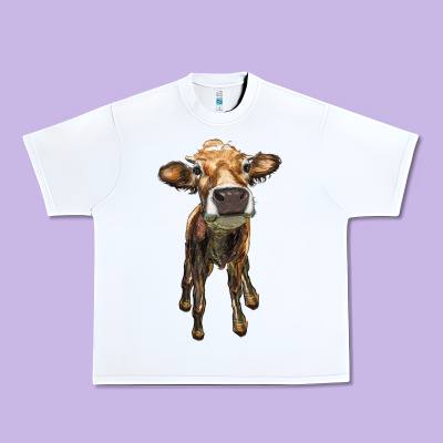 Heifer Cow Urban Heavy Tee Designed By Ranaportraitstore