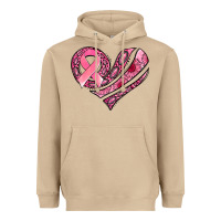 Mushroom breast cancer awareness heart Heavyweight Hoodie - Jasminsmagicworld