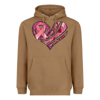 Toasted Coconut breast cancer awareness heart Heavyweight Hoodie - Jasminsmagicworld