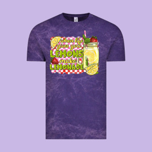 When Life Gives You Lemons Make Lemonade Vintage Tee Designed By Texasbilliewilder