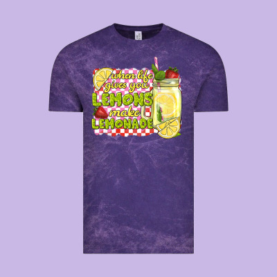 When Life Gives You Lemons Make Lemonade Vintage Tee Designed By Texasbilliewilder