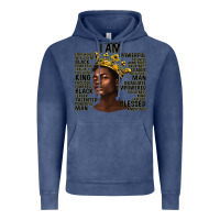 Vintage Denim afro man black king i am Vintage Hoodie - texasbilliewilder