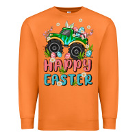 Carrot easter monster truck Premium Sweatshirt - MaliasSmallBusiness
