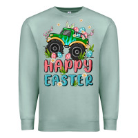 Seafoam easter monster truck Premium Sweatshirt - MaliasSmallBusiness