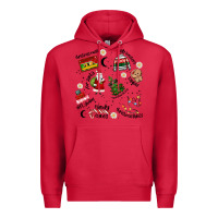 Cardinal Merry Christmas Premium Hoodie - MaliasSmallBusiness