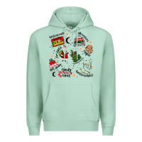 Seafoam Merry Christmas Premium Hoodie - MaliasSmallBusiness