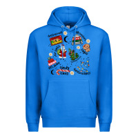 True Royal Merry Christmas Premium Hoodie - MaliasSmallBusiness