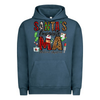 Pigment Midnight Navy santa's favorite ma medical assistant Urban Hoodie - Jasminsmagicworld