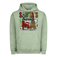 Pigment Oil Green santa's favorite ma medical assistant Urban Hoodie - Jasminsmagicworld