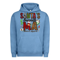 Pigment Pebble Blue santa's favorite ma medical assistant Urban Hoodie - Jasminsmagicworld