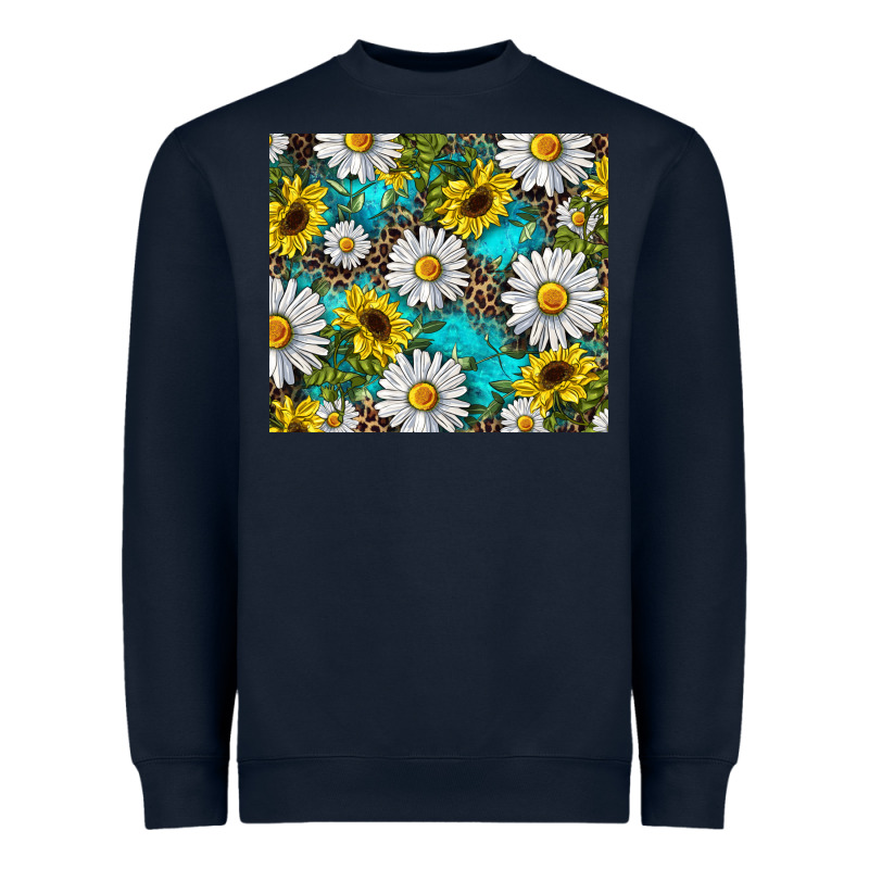Daisy And Sunflower Heavyweight Sweatshirt by RanaPortraitStore | Teevron