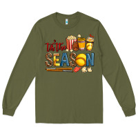 Army Green tis the season softball Long Sleeve Tee - AdoDesignShop