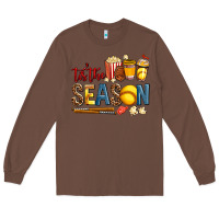 Chestnut tis the season softball Long Sleeve Tee - AdoDesignShop