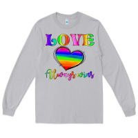Moon Dust love always wins Long Sleeve Tee - HRA Design Shop