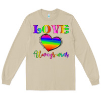 Mushroom love always wins Long Sleeve Tee - HRA Design Shop