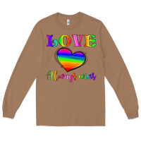 Toasted Coconut love always wins Long Sleeve Tee - HRA Design Shop