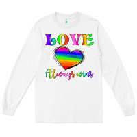 White love always wins Long Sleeve Tee - HRA Design Shop