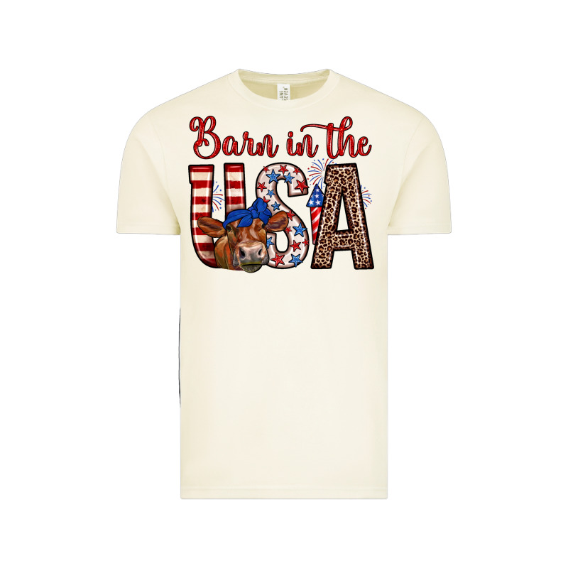 Barn In The Usa Vintage Tee by Zillion Design Studio | Teevron