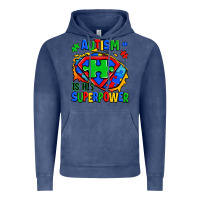 Vintage Denim autism is his superpower ripped Vintage Hoodie - Zillion Design Studio