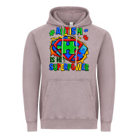 Vintage Zinc autism is his superpower ripped Vintage Hoodie - Zillion Design Studio